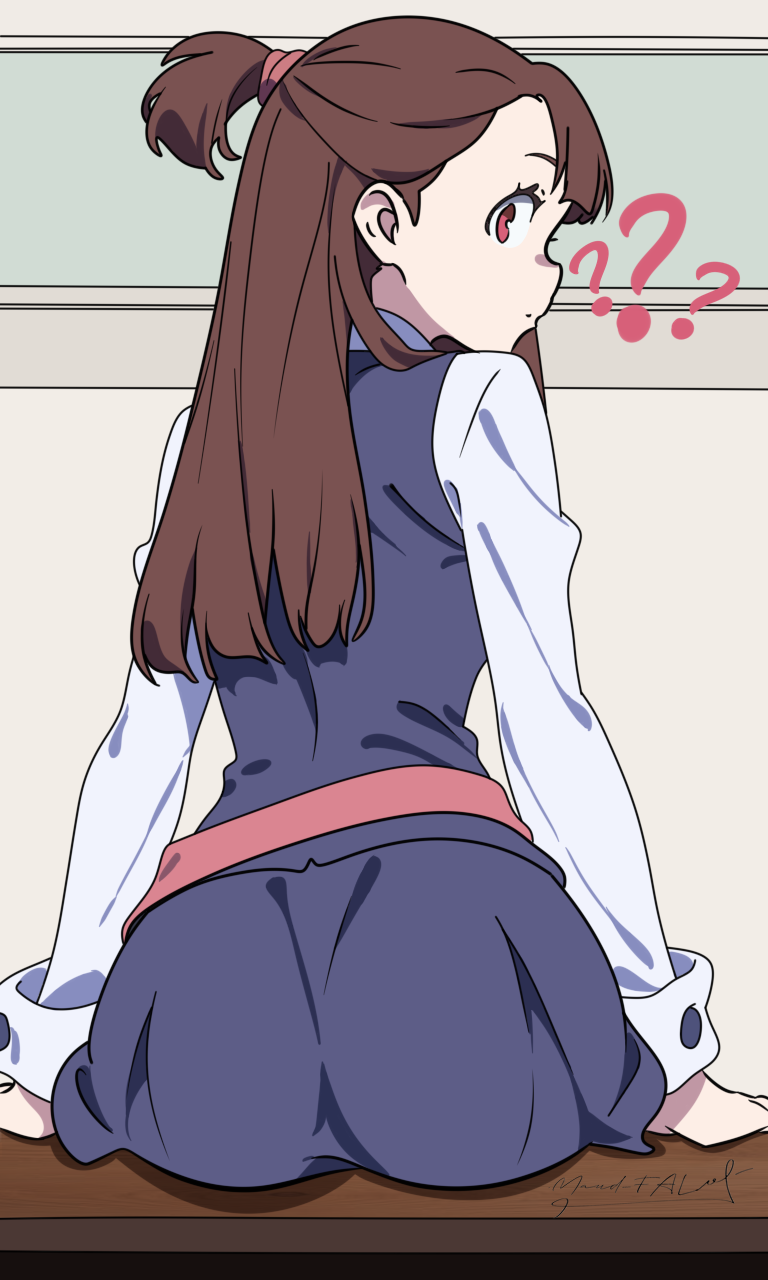 Kagari Atsuko (Little Witch Academia) Rule 34 Image