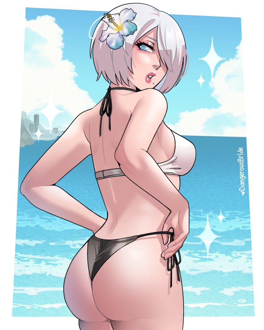 Yorha 2b (Nier: Automata) Rule 34 Image