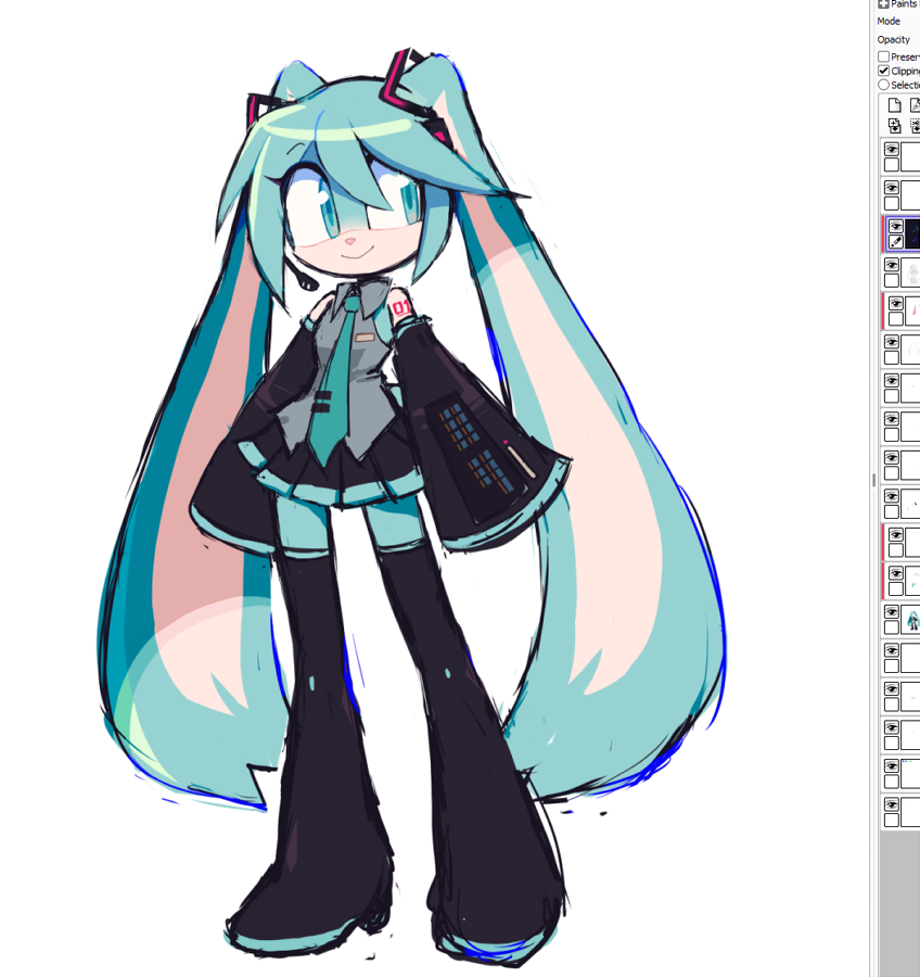 Hatsune Miku (Sonic (Series)) Rule 34 Image