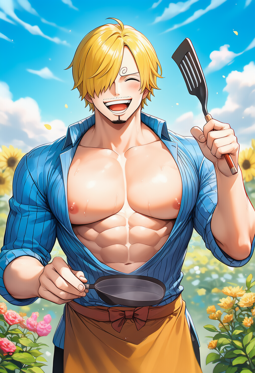 Sanji (One Piece) Rule 34 Image
