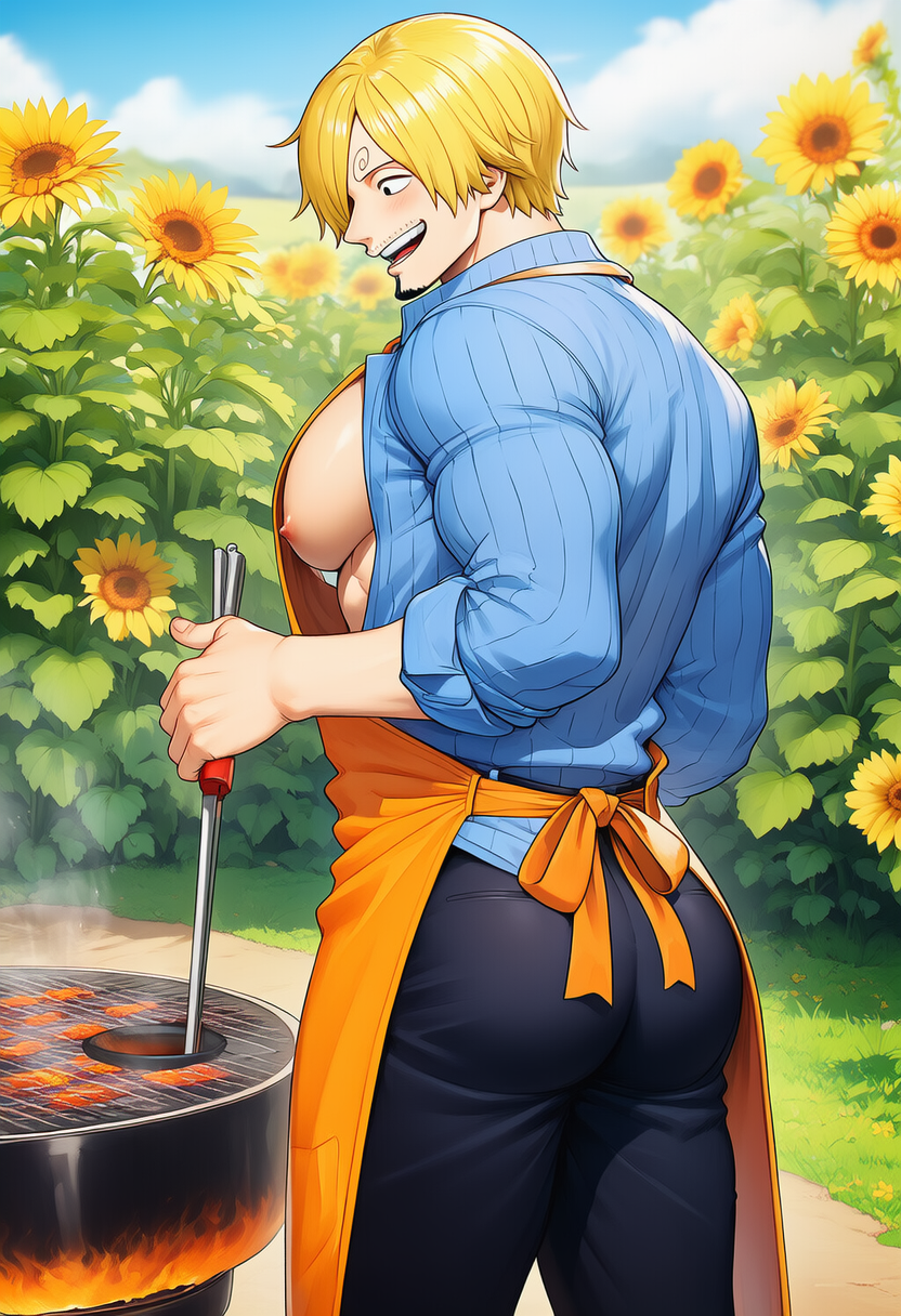Sanji (One Piece) Rule 34 Image