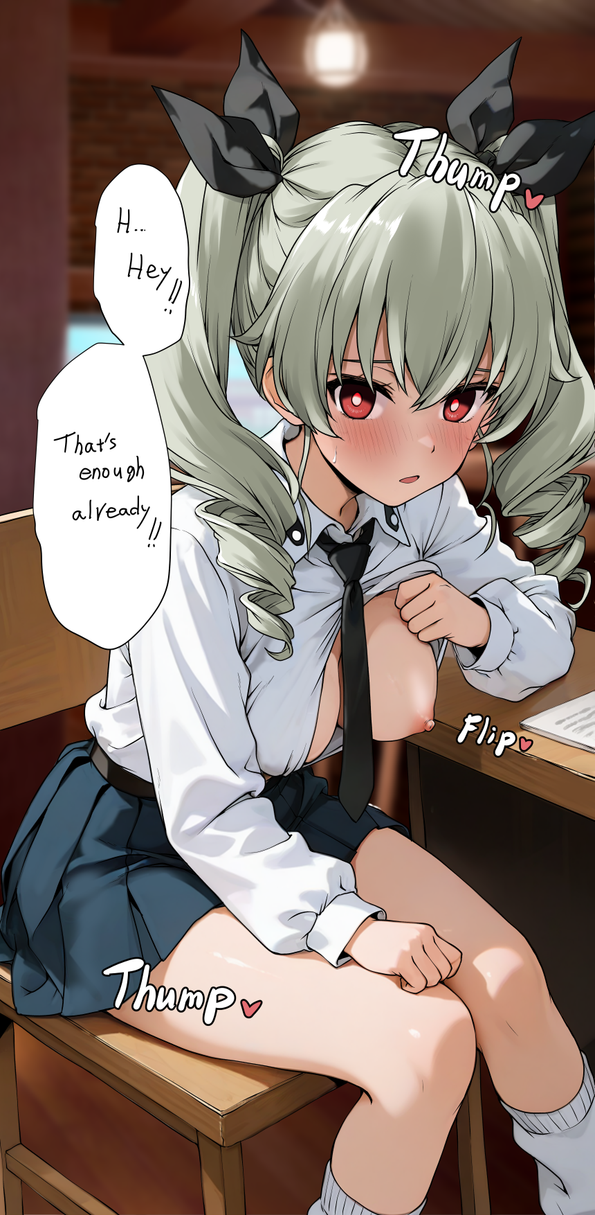 Anchovy (Girls Und Panzer) Rule 34 Image