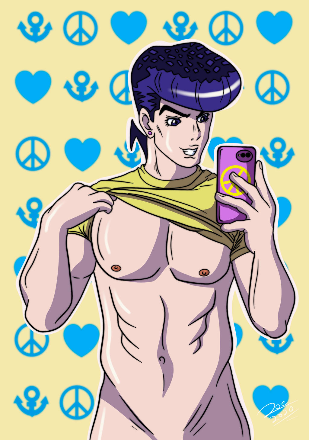 Josuke Higashikata (Diamond Is Unbreakable) Rule 34 Image