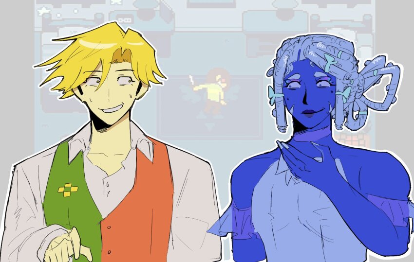 Blue (Deltarune) Rule 34 Image