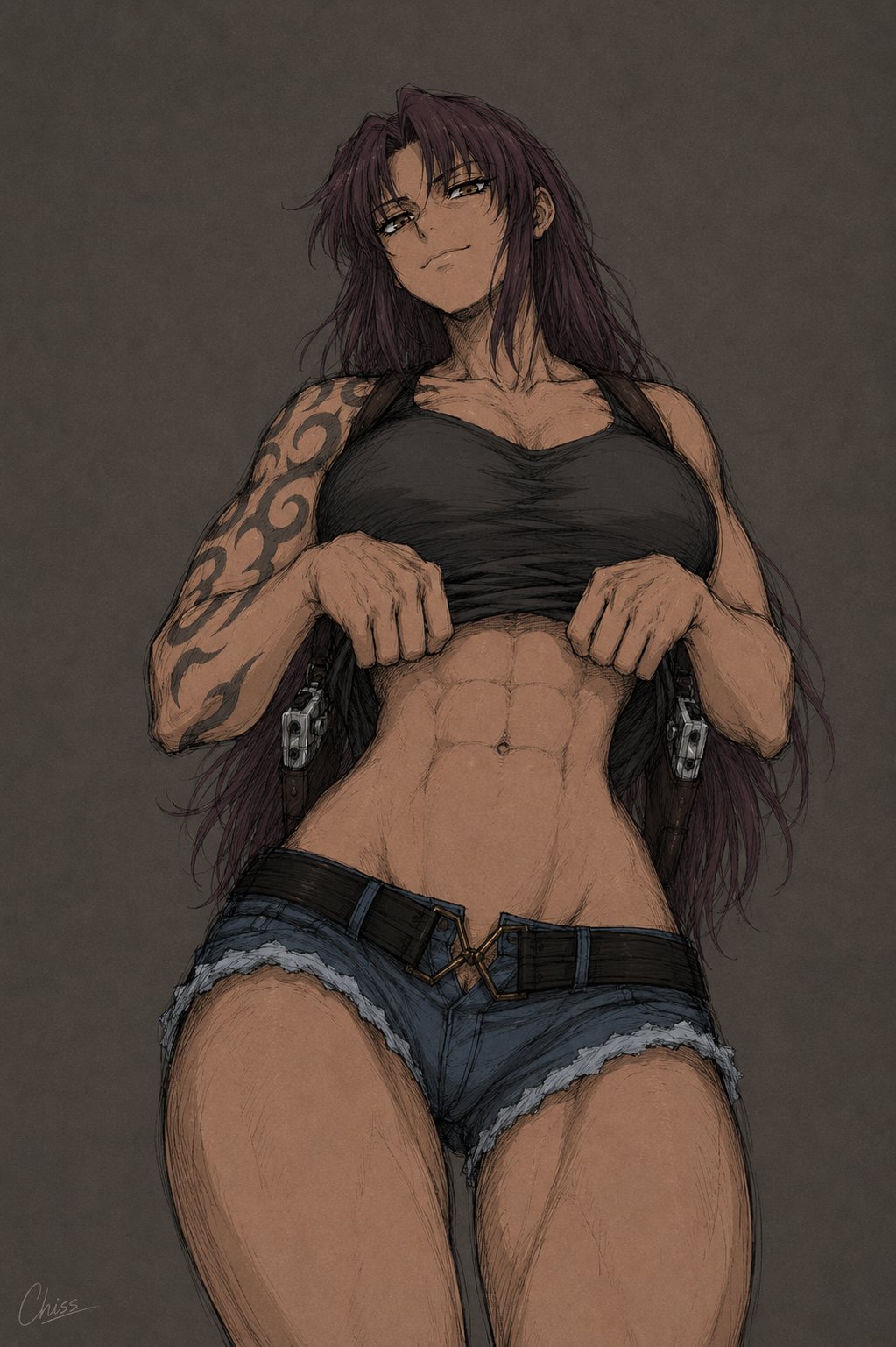 Revy (Black Lagoon) Rule 34 Image