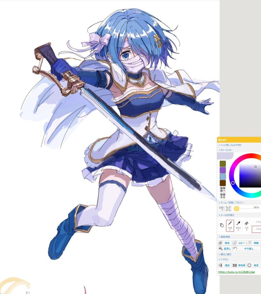 Miki Sayaka (Mahou Shoujo Madoka Magica) Rule 34 Image