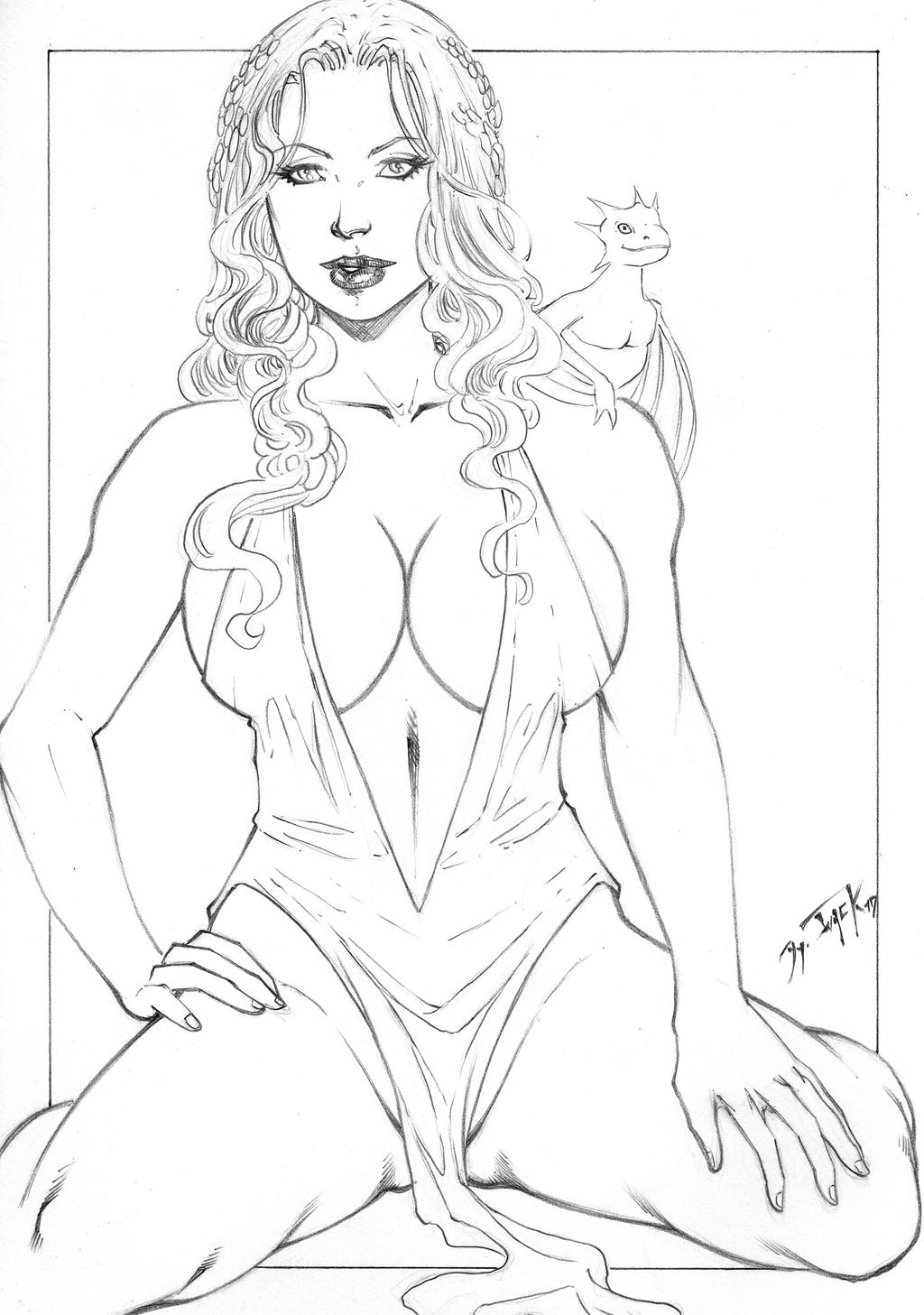 Daenerys Targaryen (A Song Of Ice And Fire) Rule 34 Image