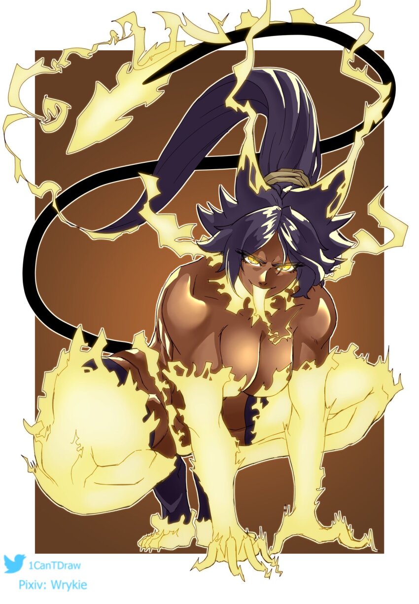 Shihouin Yoruichi (Bleach) Rule 34 Image