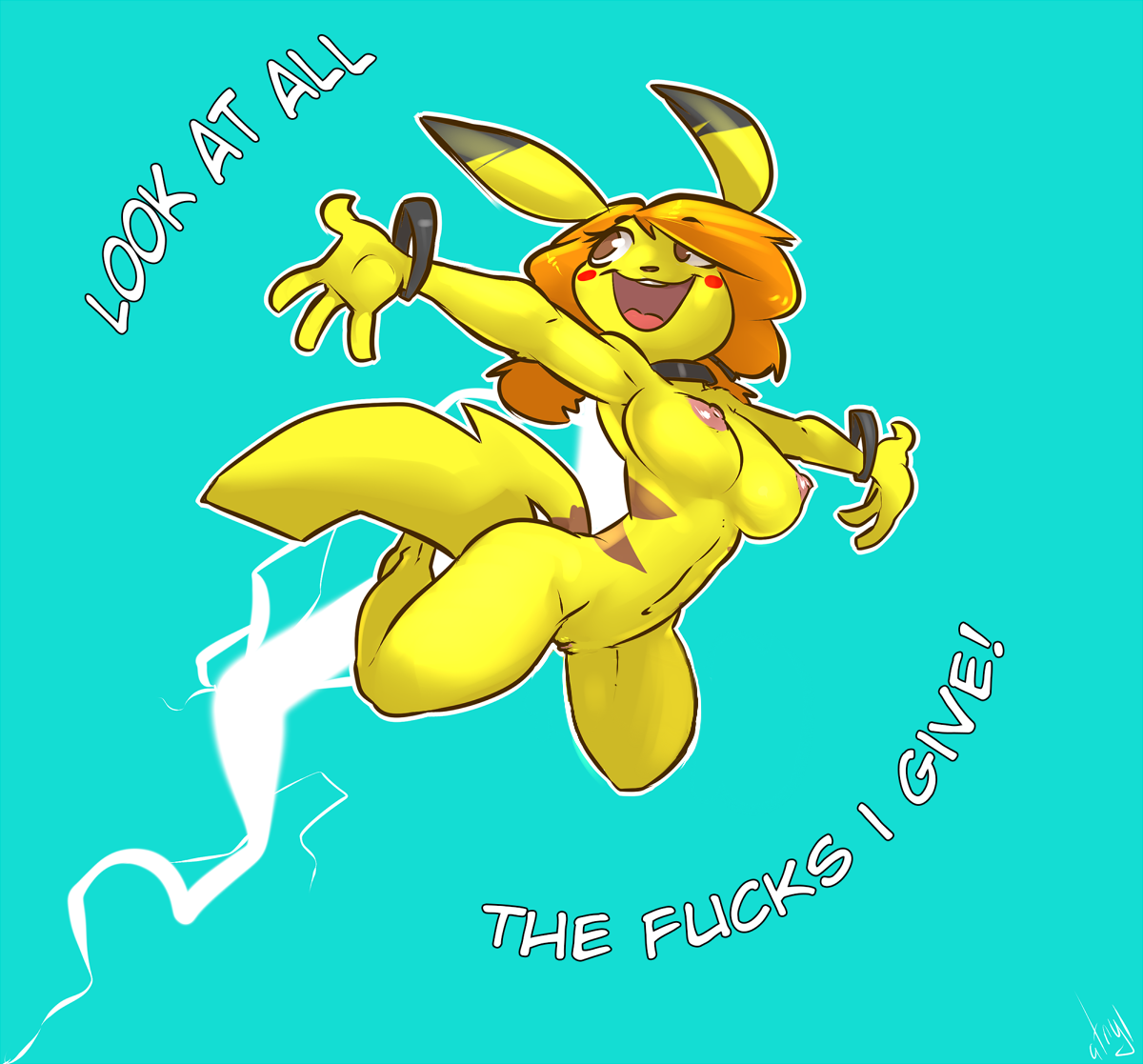 Pikachu (Futa'Chu) Rule 34 Image