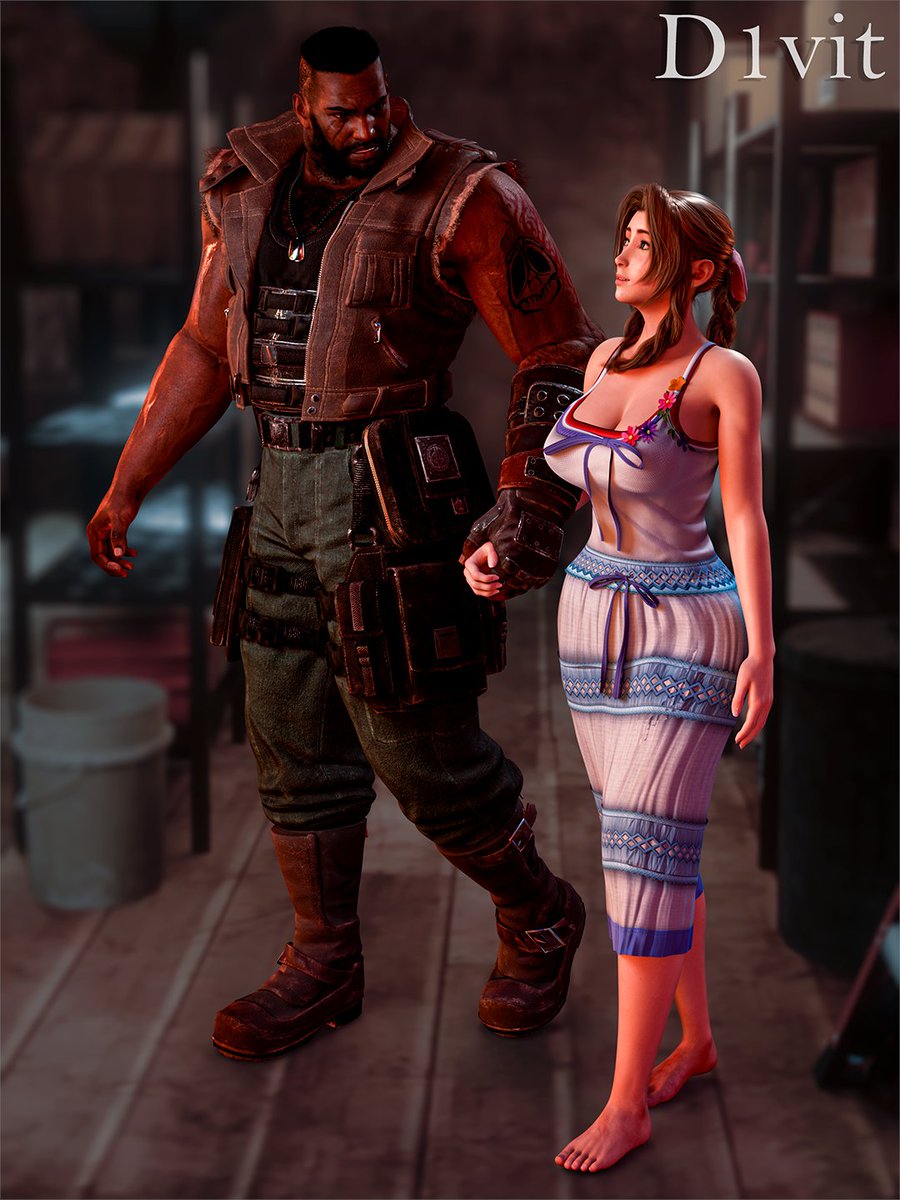 Aerith Gainsborough (Final Fantasy) Rule 34 Image