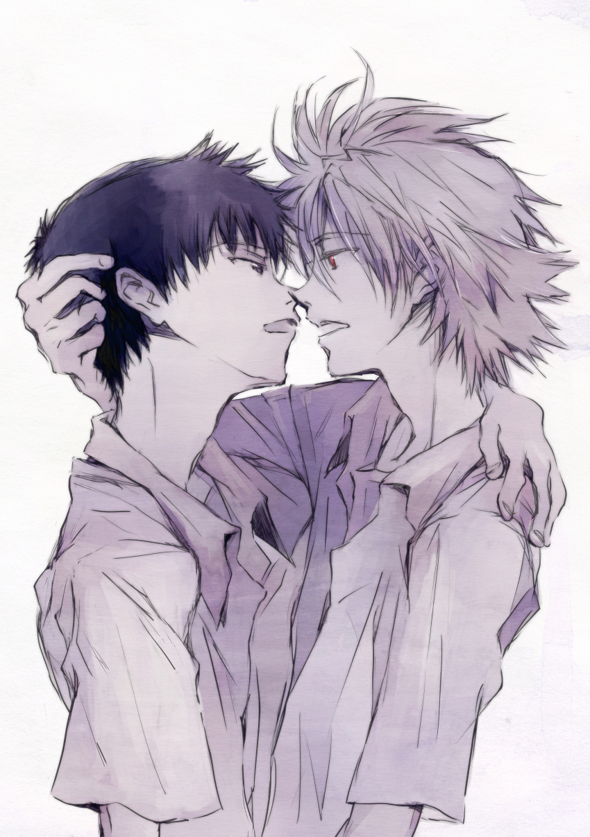 Ikari Shinji (Nagisa Kaworu) Rule 34 Image