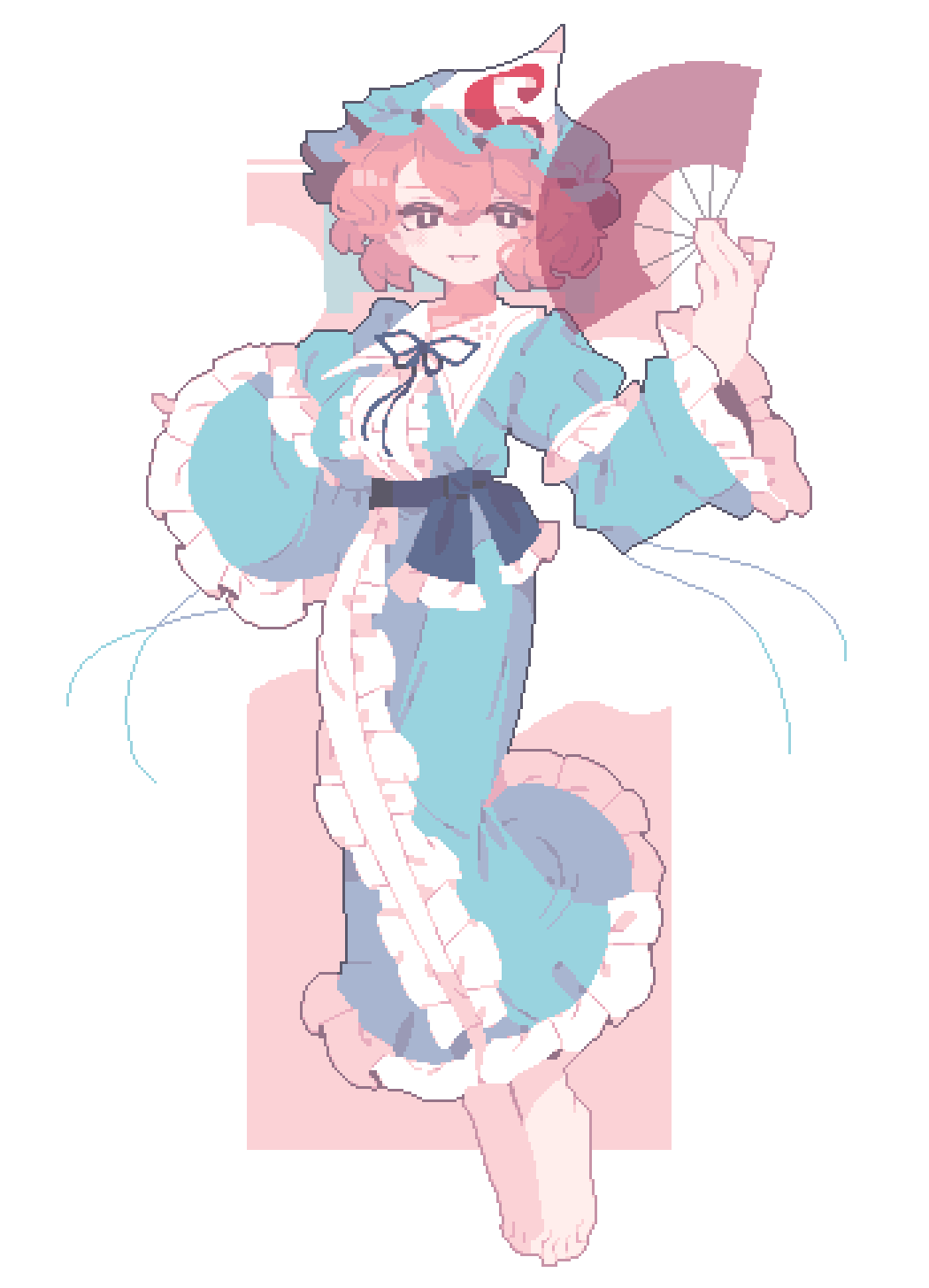 Saigyouji Yuyuko (Touhou) Rule 34 Image