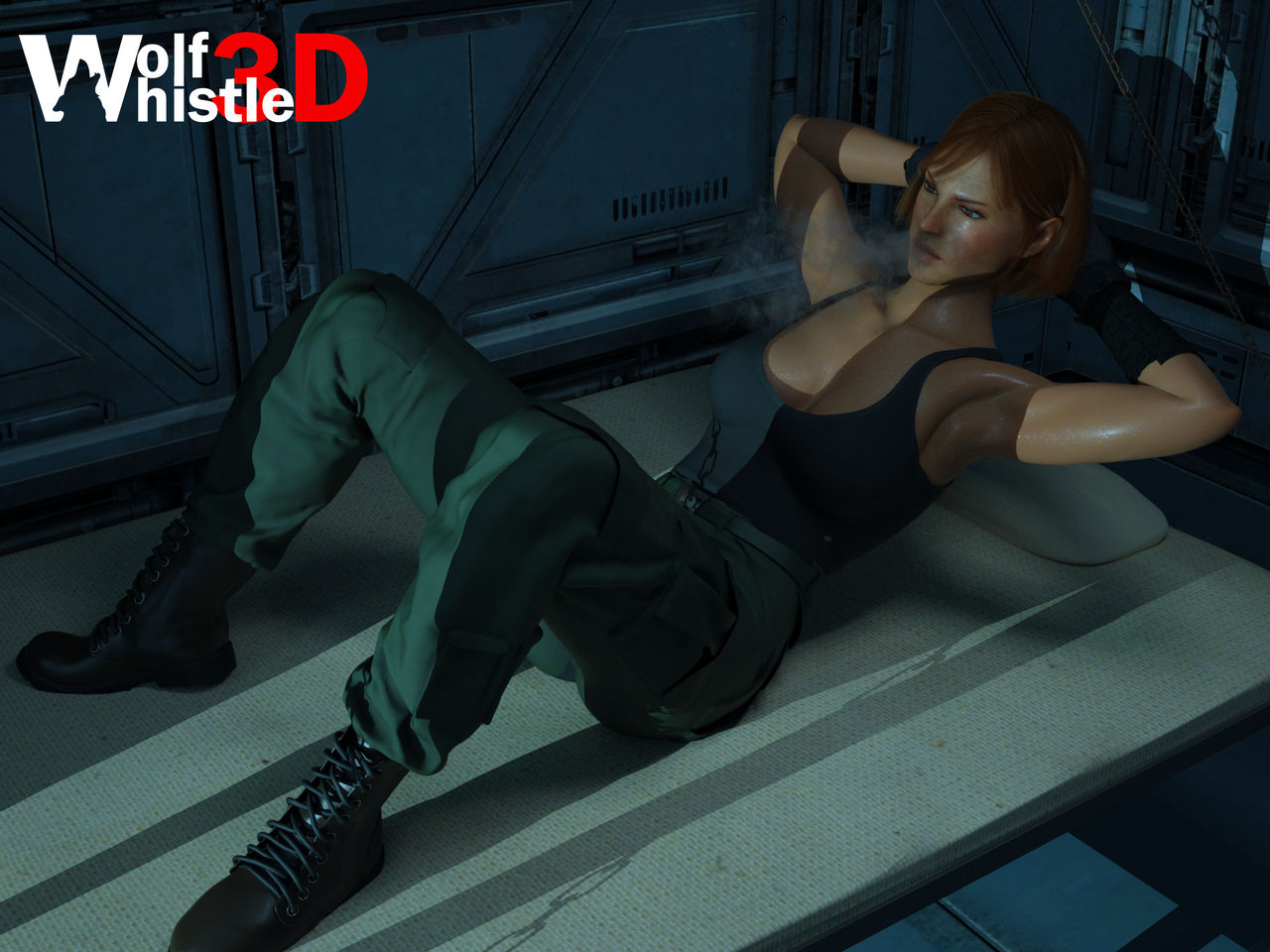 Meryl Silverburgh (Metal Gear) Rule 34 Image