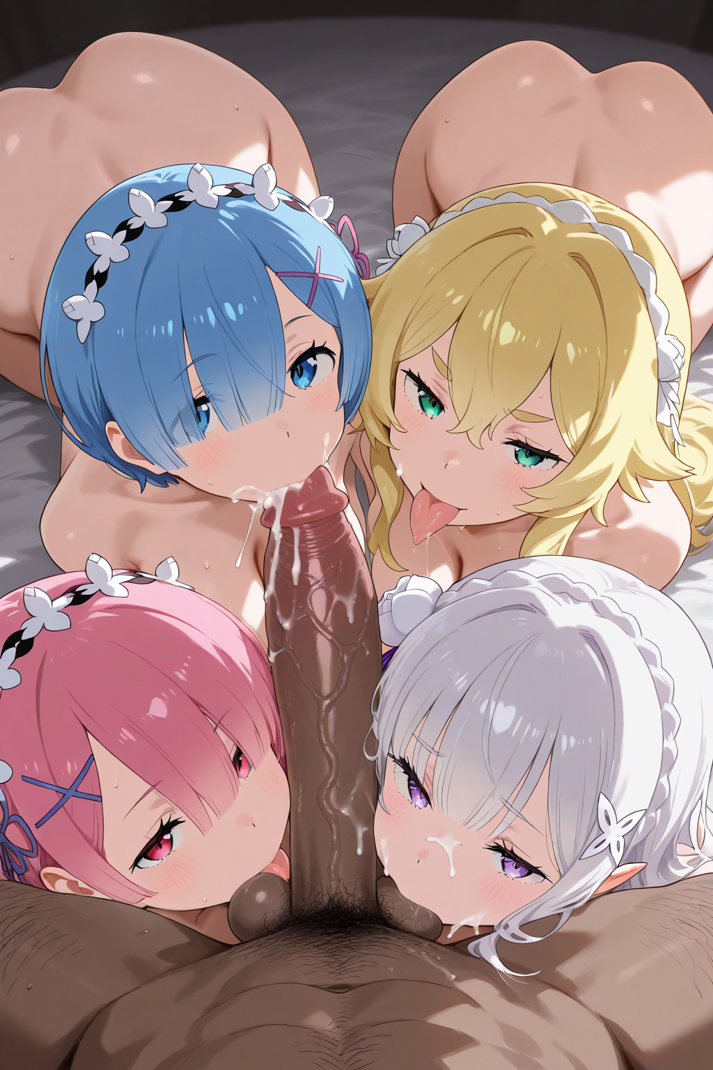 Emilia (Re:Zero) Rule 34 Image