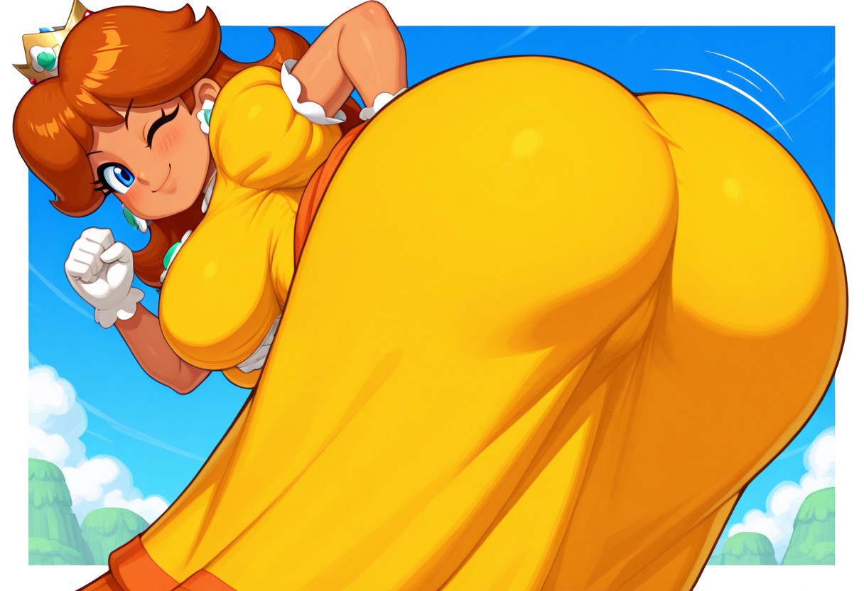 Princess Daisy (Mario (Series)) Rule 34 Image