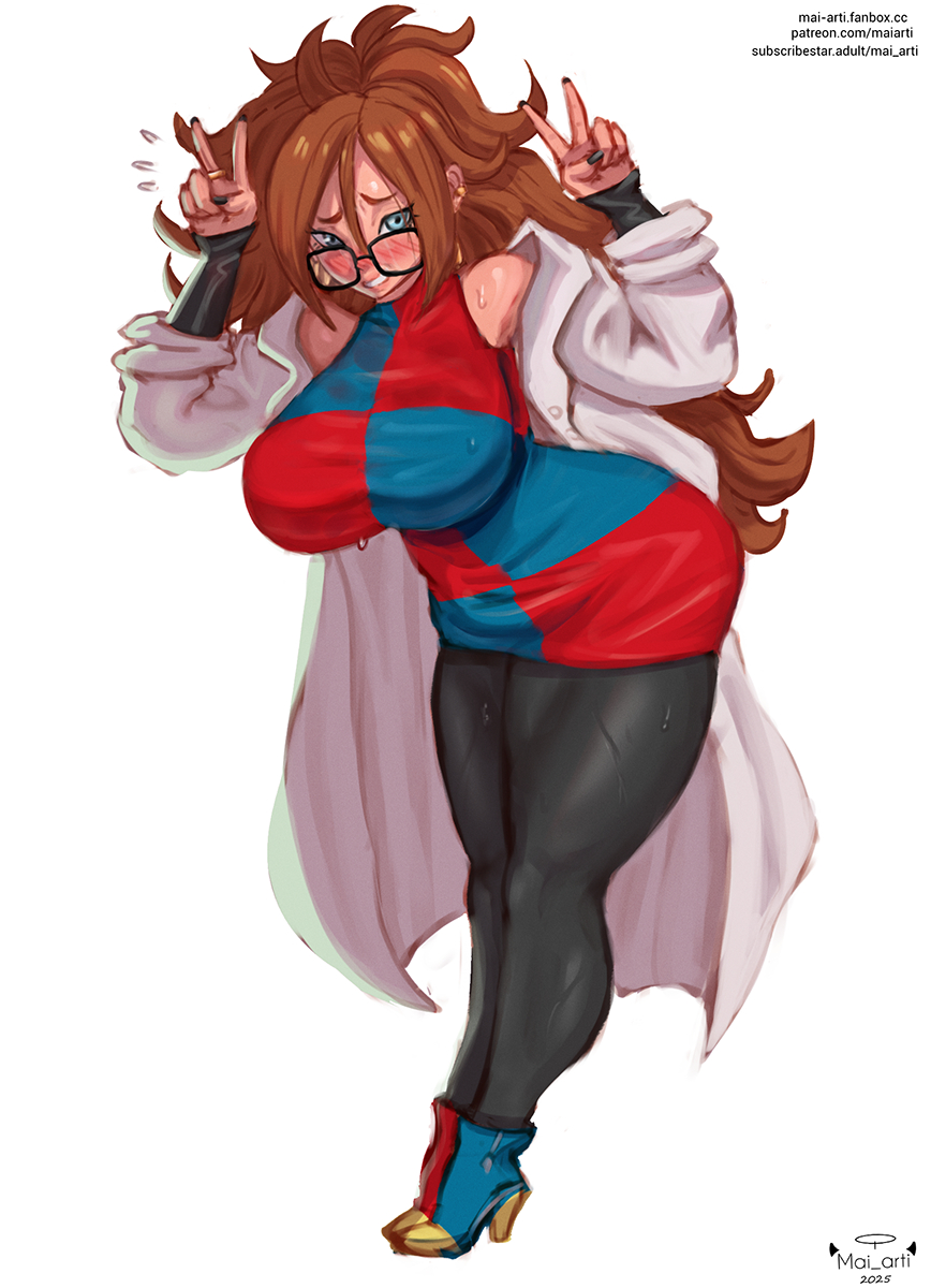 Android 21 (Dragon Ball) Rule 34 Image