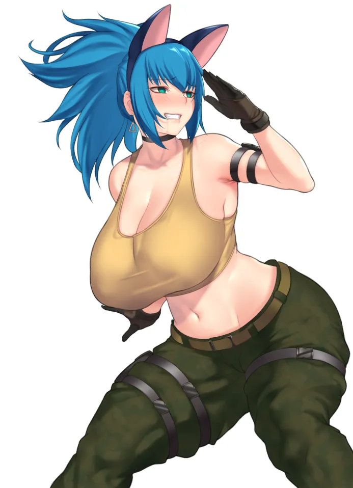 Leona Heidern (King Of Fighters) Rule 34 Image