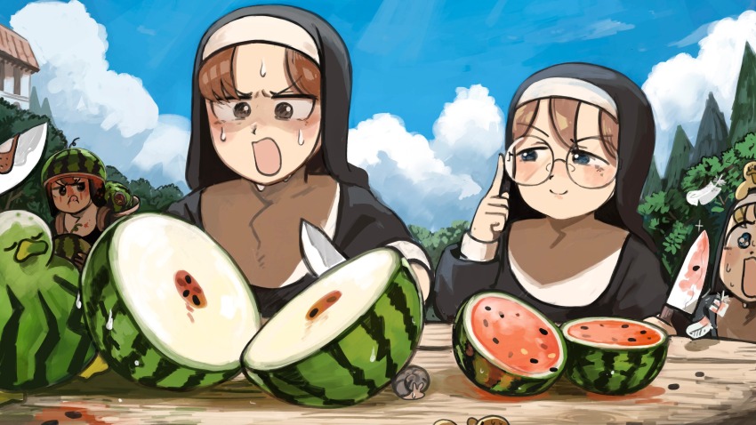 Clumsy Nun (Diva) Rule 34 Image