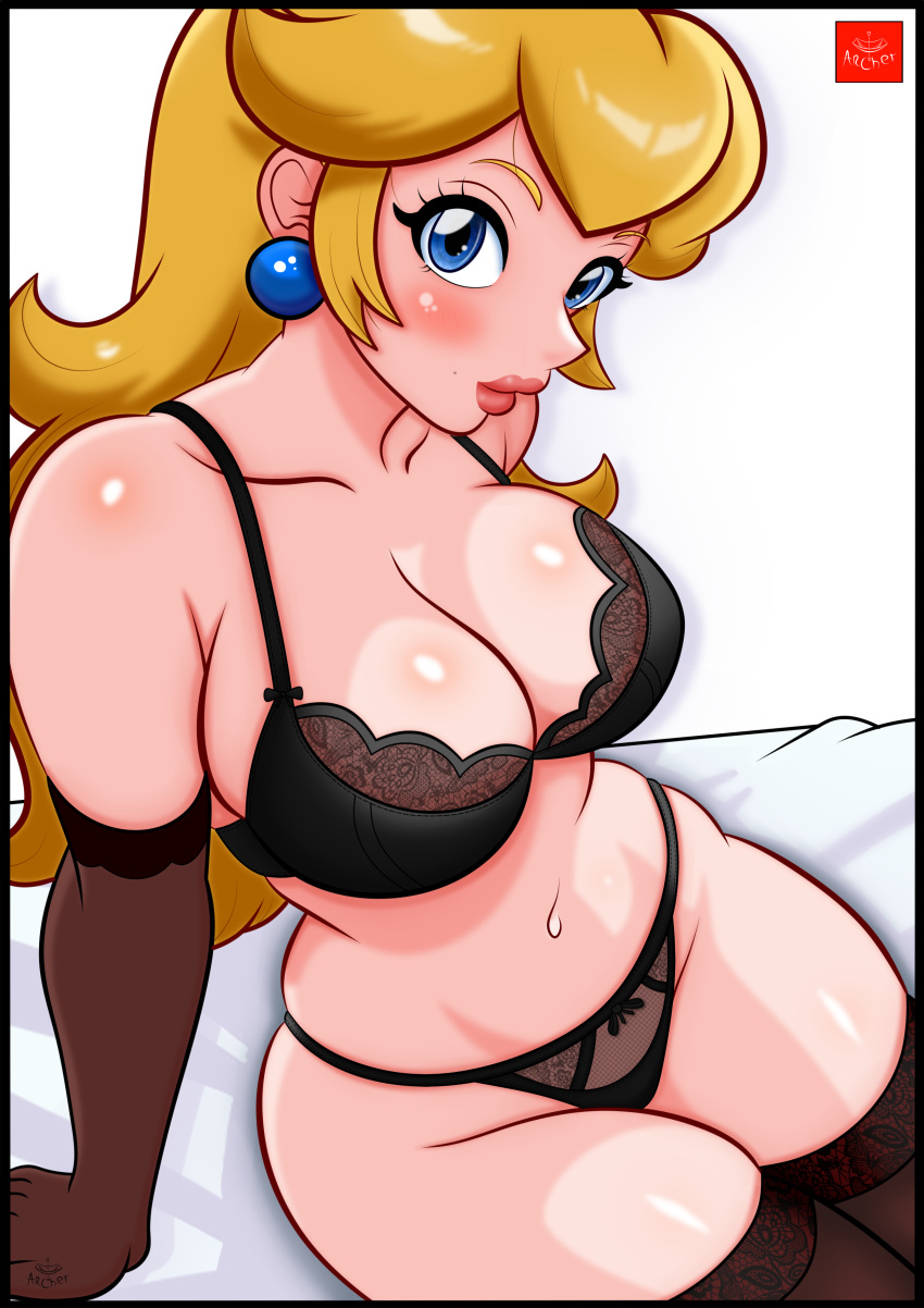 Princess Peach (Mario (Series)) Rule 34 Image