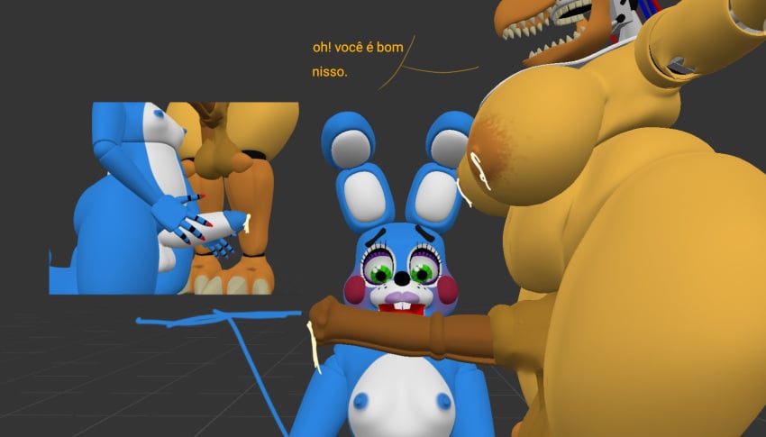 Toy Bonnie (Fnaf) Rule 34 Image