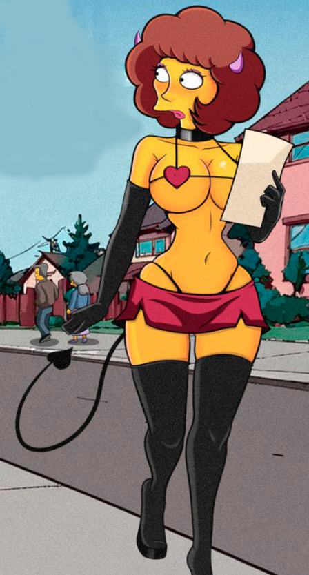 Maude Flanders (The Simpsons) Rule 34 Image