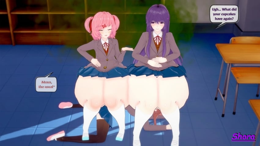 Monika (Doki Doki Literature Club) Rule 34 Image