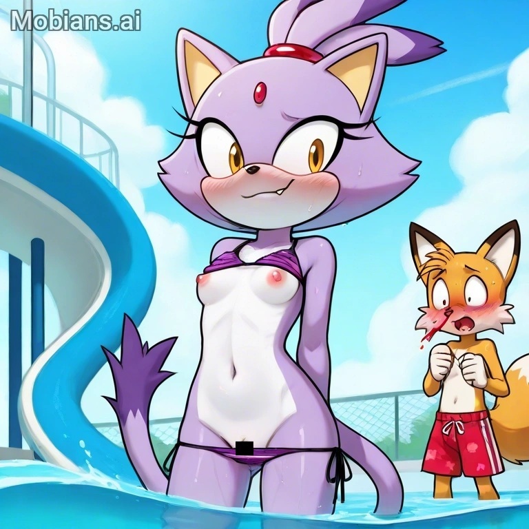 Blaze The Cat (Sonic (Series)) Rule 34 Image