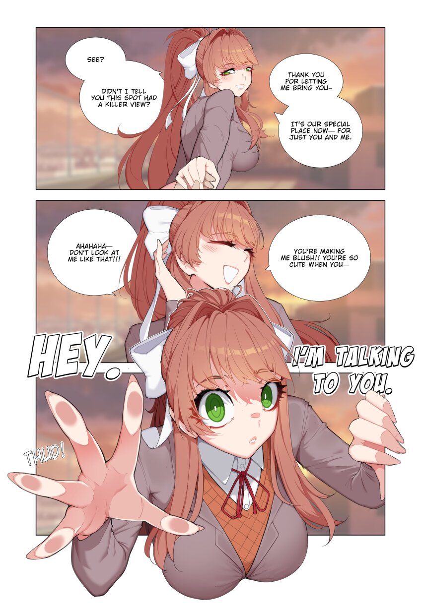 Monika (Doki Doki Literature Club) Rule 34 Image