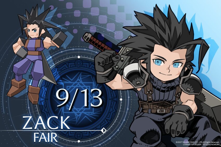 Zack Fair (Final Fantasy) Rule 34 Image