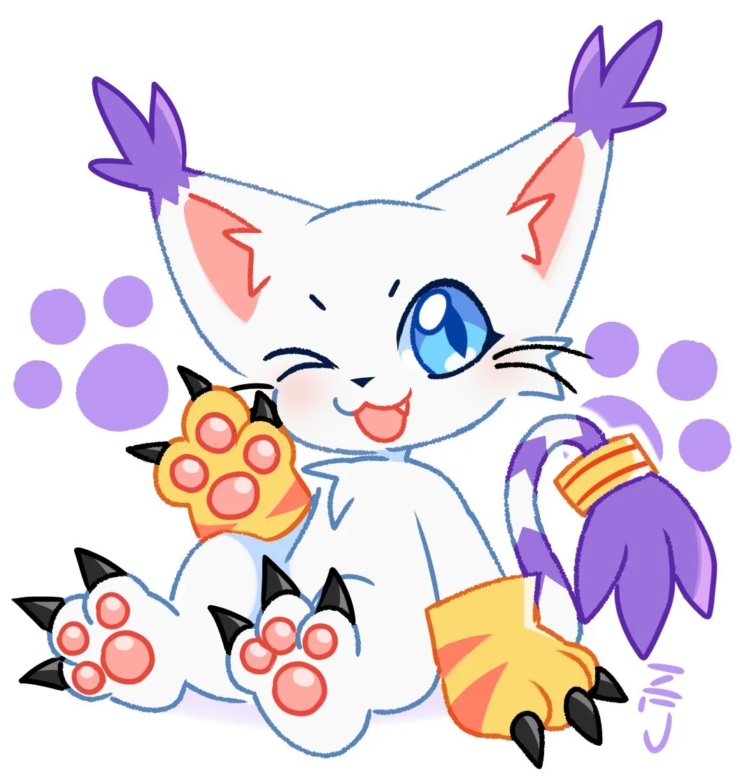 Tailmon (Digimon) Rule 34 Image