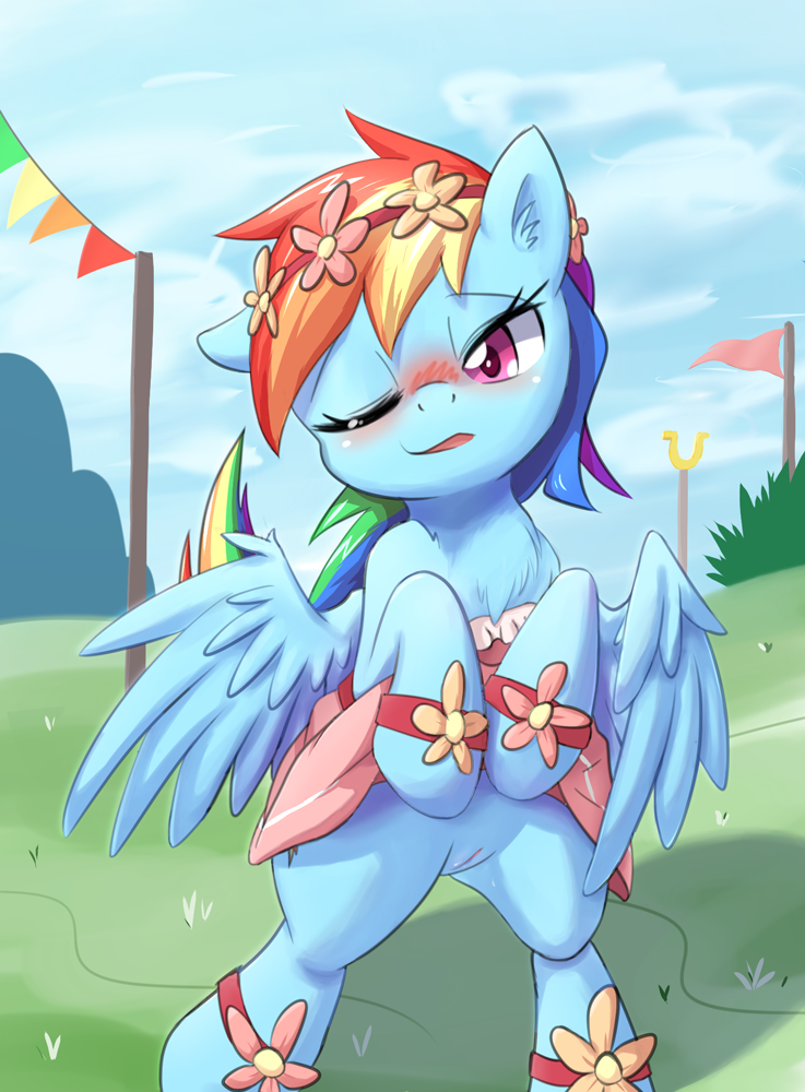 Rainbow Dash (Mlp) Rule 34 Image