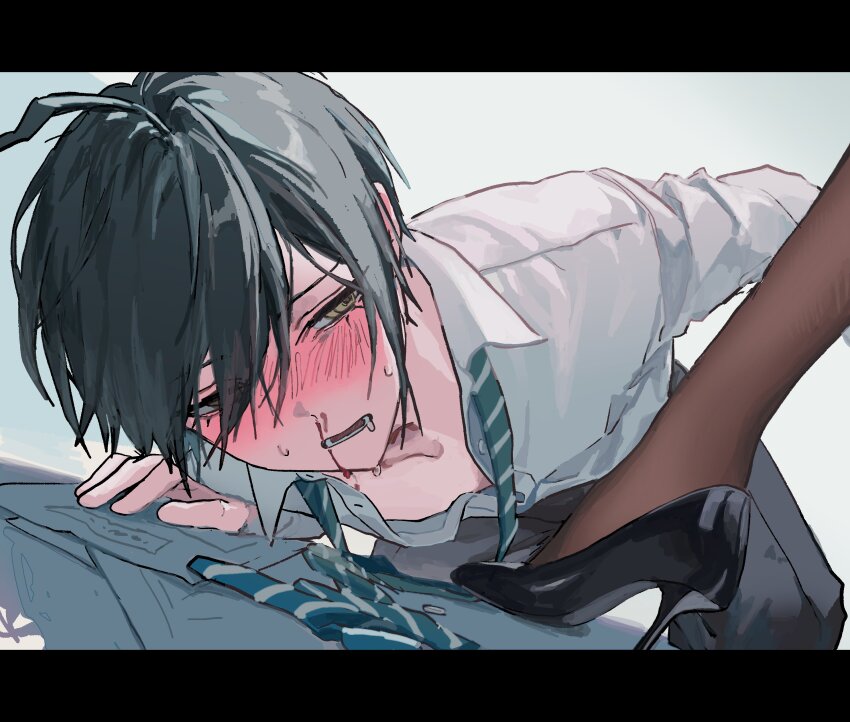 Saihara Shuichi (Danganronpa (Series)) Rule 34 Image