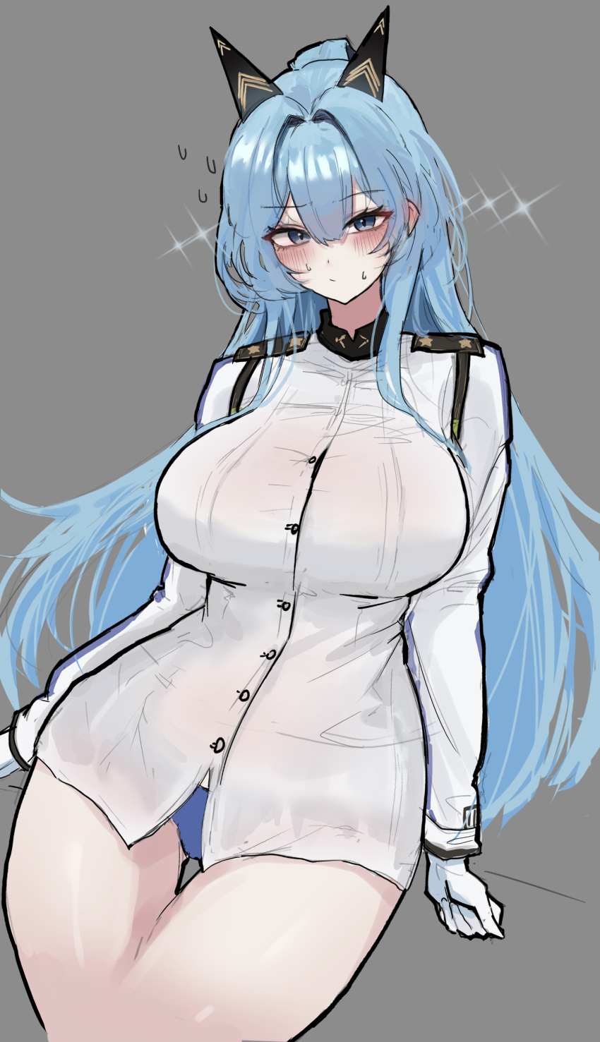 Helm (Aqua Marine) (Nikke) Rule 34 Image