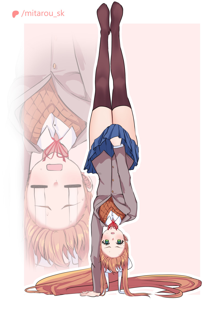 Monika (Doki Doki Literature Club) Rule 34 Image