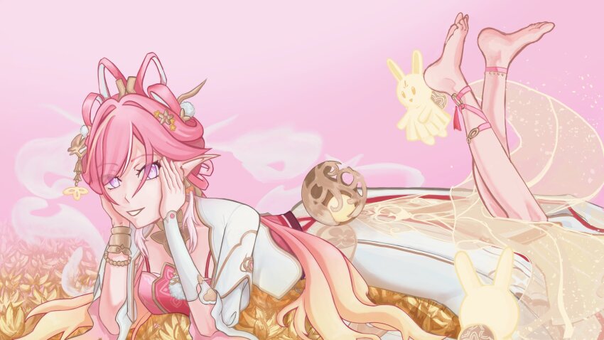 Elysia (Hi Love Elf) (Honkai Impact) Rule 34 Image