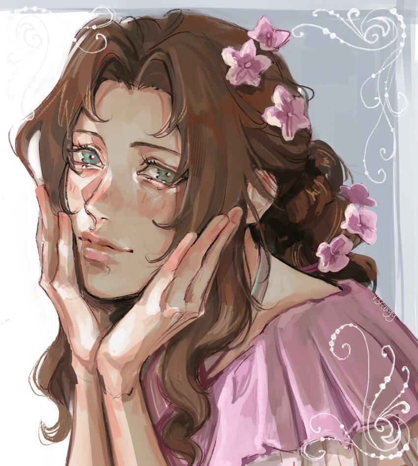 Aerith Gainsborough (Final Fantasy) Rule 34 Image