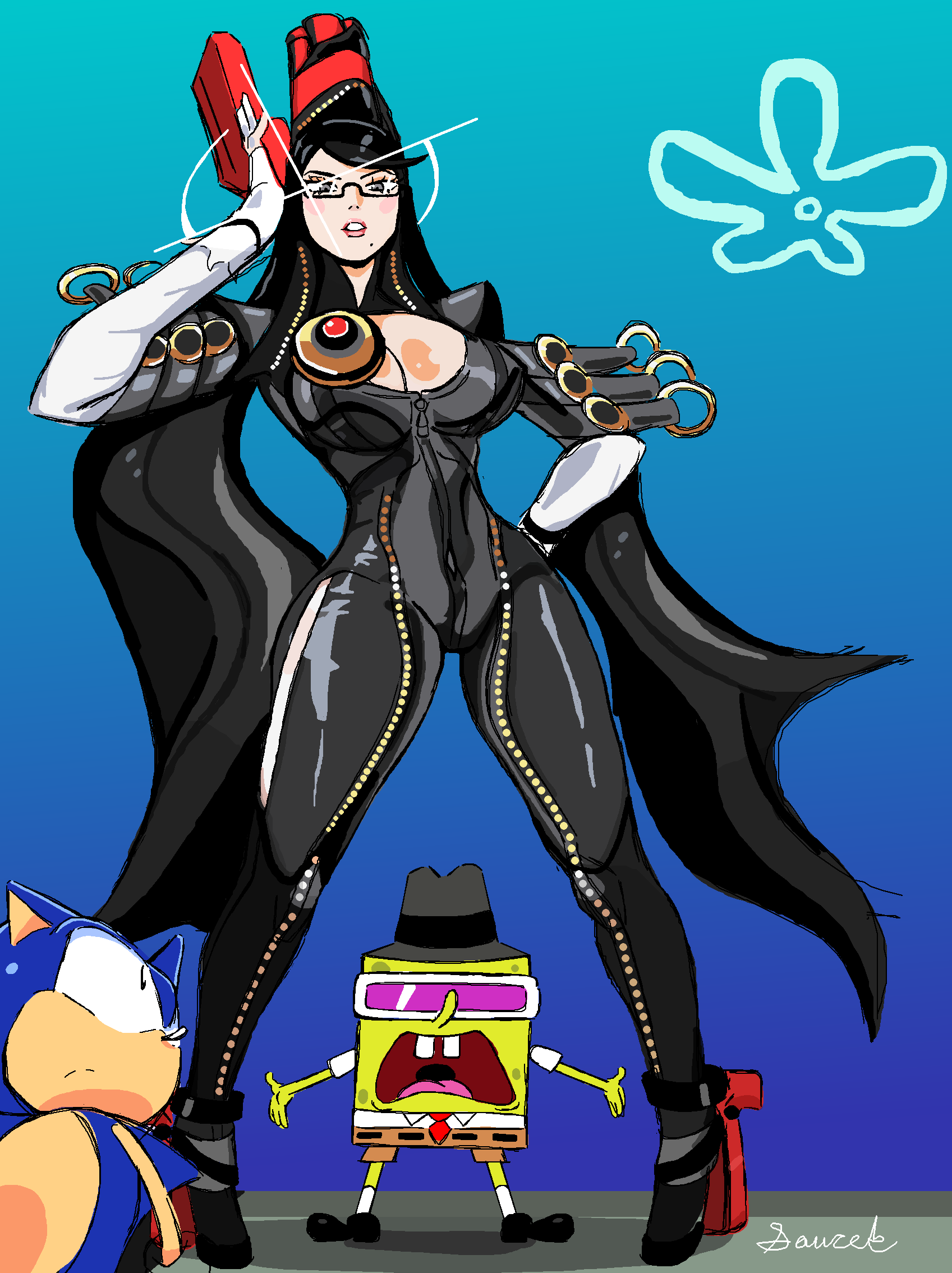 Sonic The Hedgehog (Bayonetta) Rule 34 Image