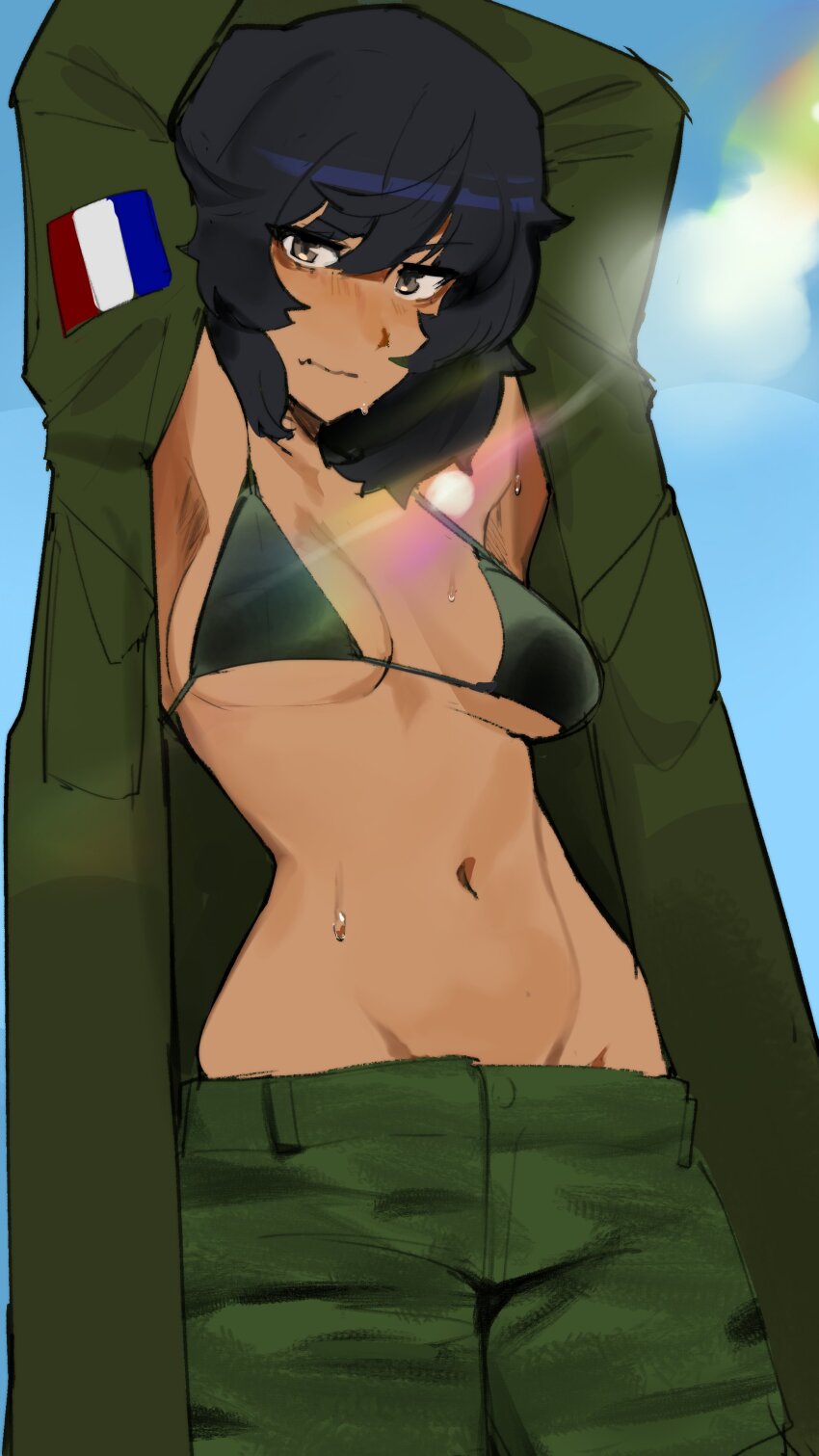 Andou (Girls Und Panzer) Rule 34 Image