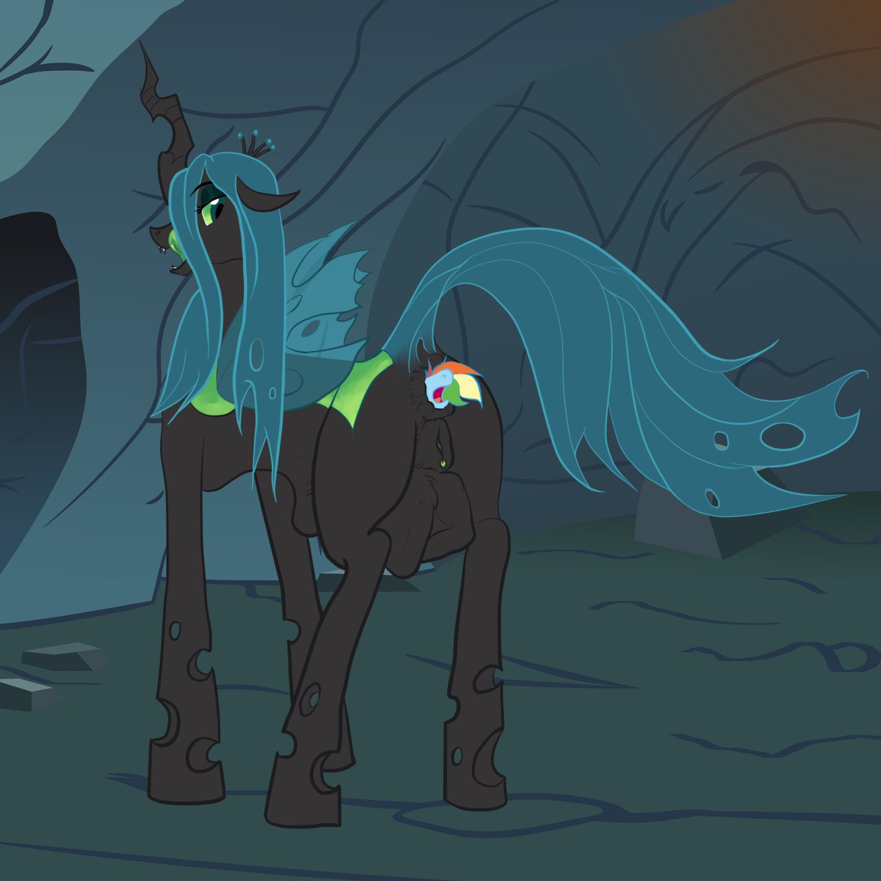 Queen Chrysalis (Mlp) Rule 34 Image
