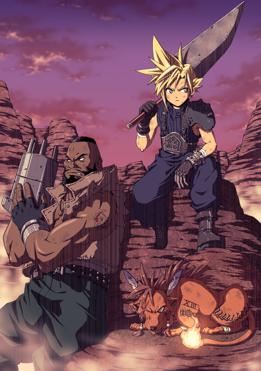 Barret Wallace (Final Fantasy) Rule 34 Image
