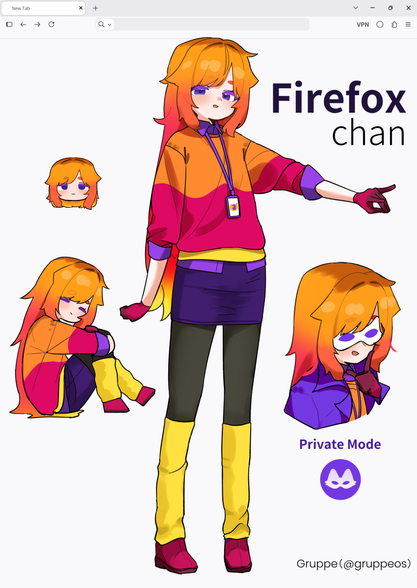 Firefox-Tan (Os-Tan) Rule 34 Image