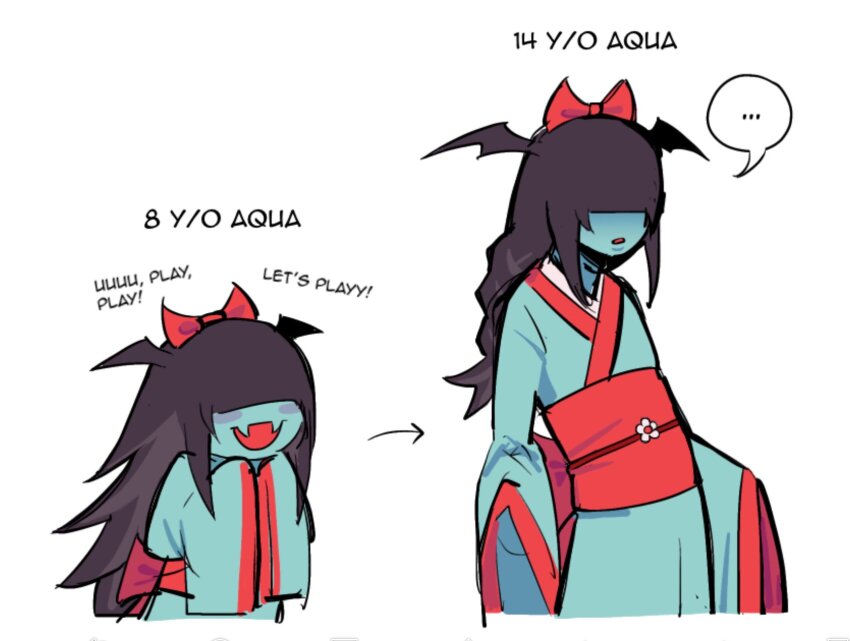 Aqua (Deltarune) Rule 34 Image