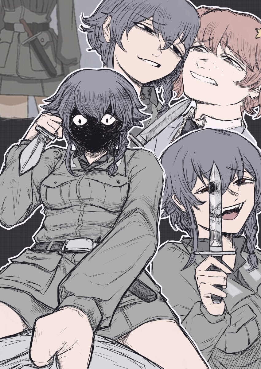 Alisa (Girls Und Panzer) Rule 34 Image