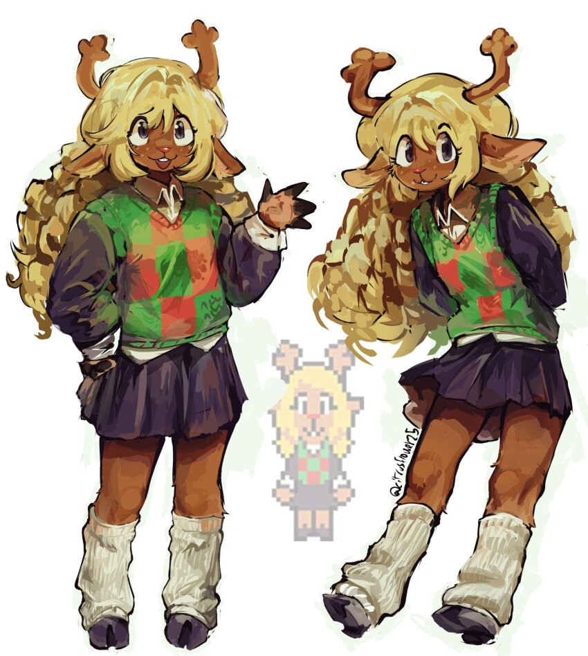 Noelle Holiday (Deltarune) Rule 34 Image