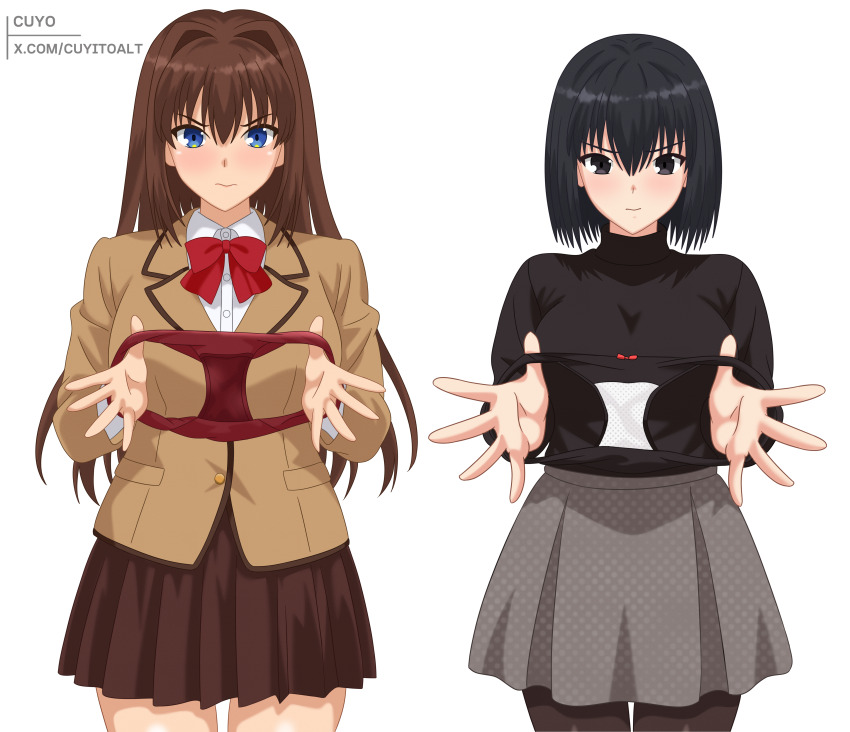 Aozaki Aoko (Mahou Tsukai No Yoru) Rule 34 Image