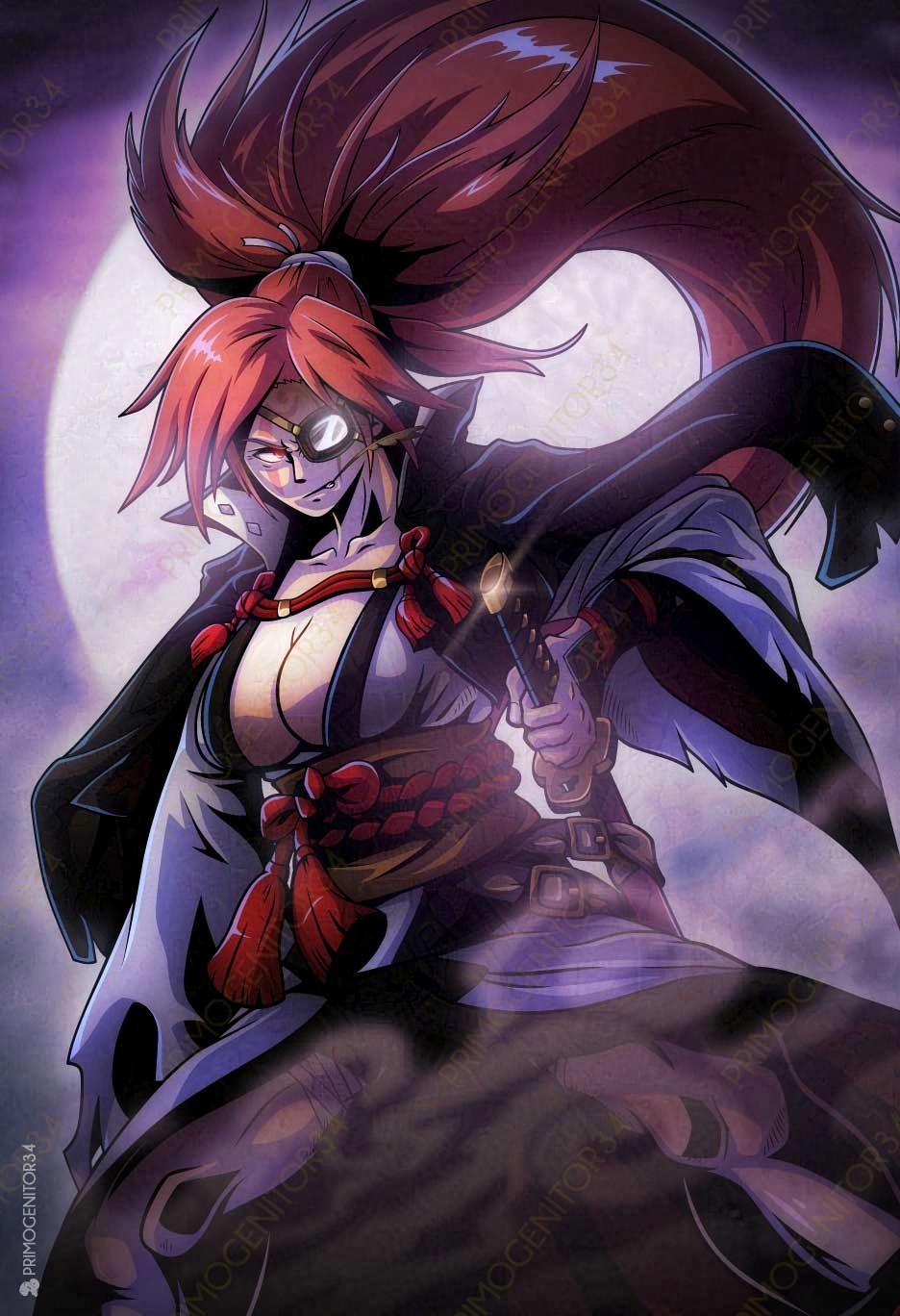 Baiken (Arc System Works) Rule 34 Image