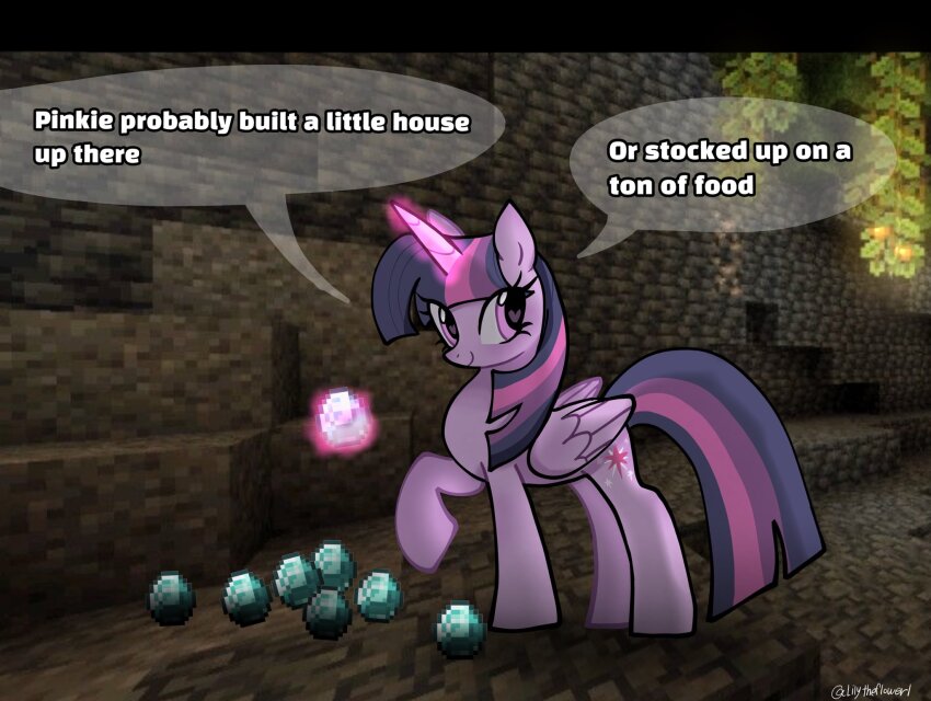 Twilight Sparkle (Minecraft) Rule 34 Image