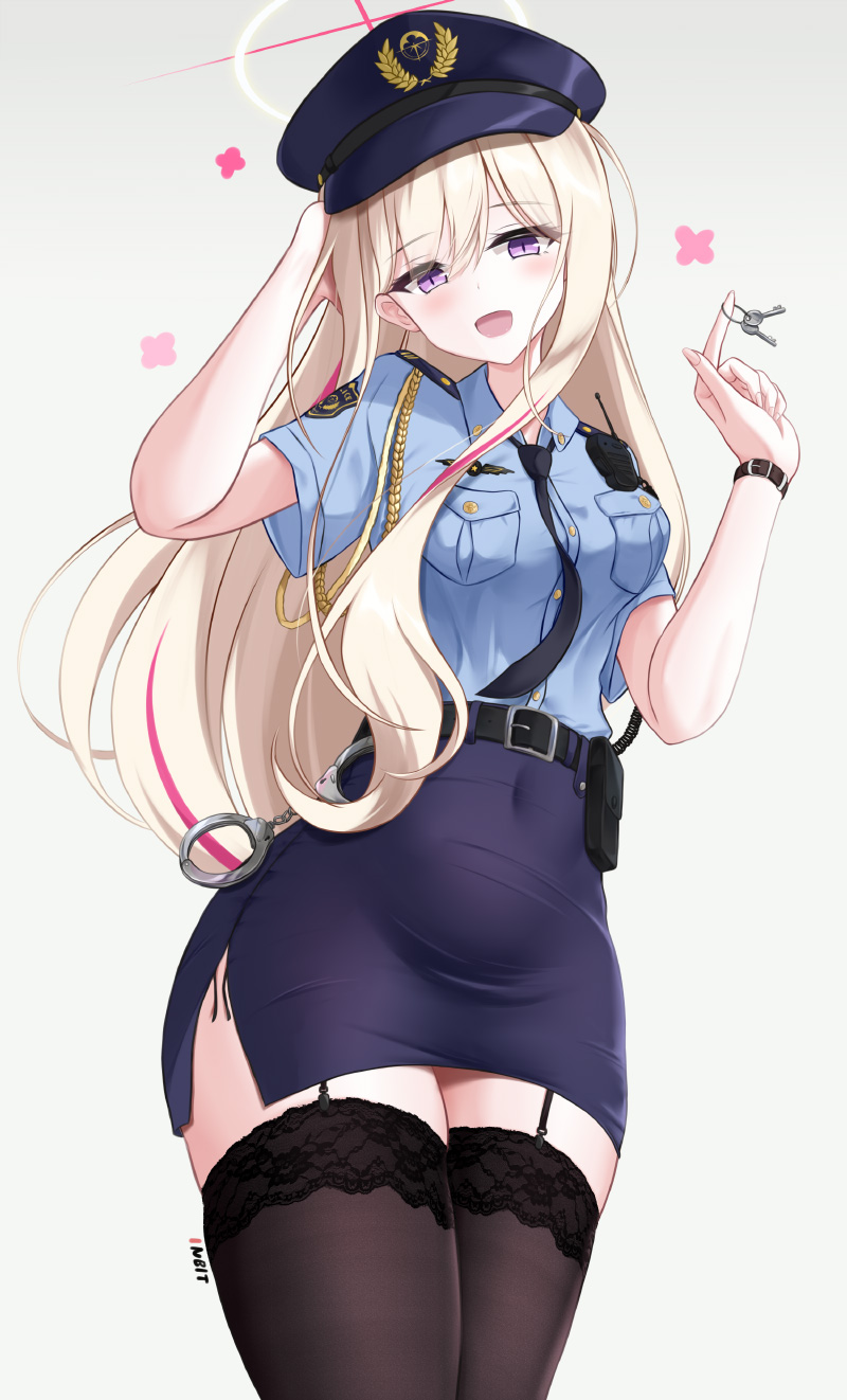 Blonde Student Council President (Blue Archive) Rule 34 Image