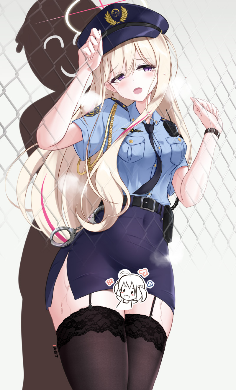 Blonde Student Council President (Blue Archive) Rule 34 Image