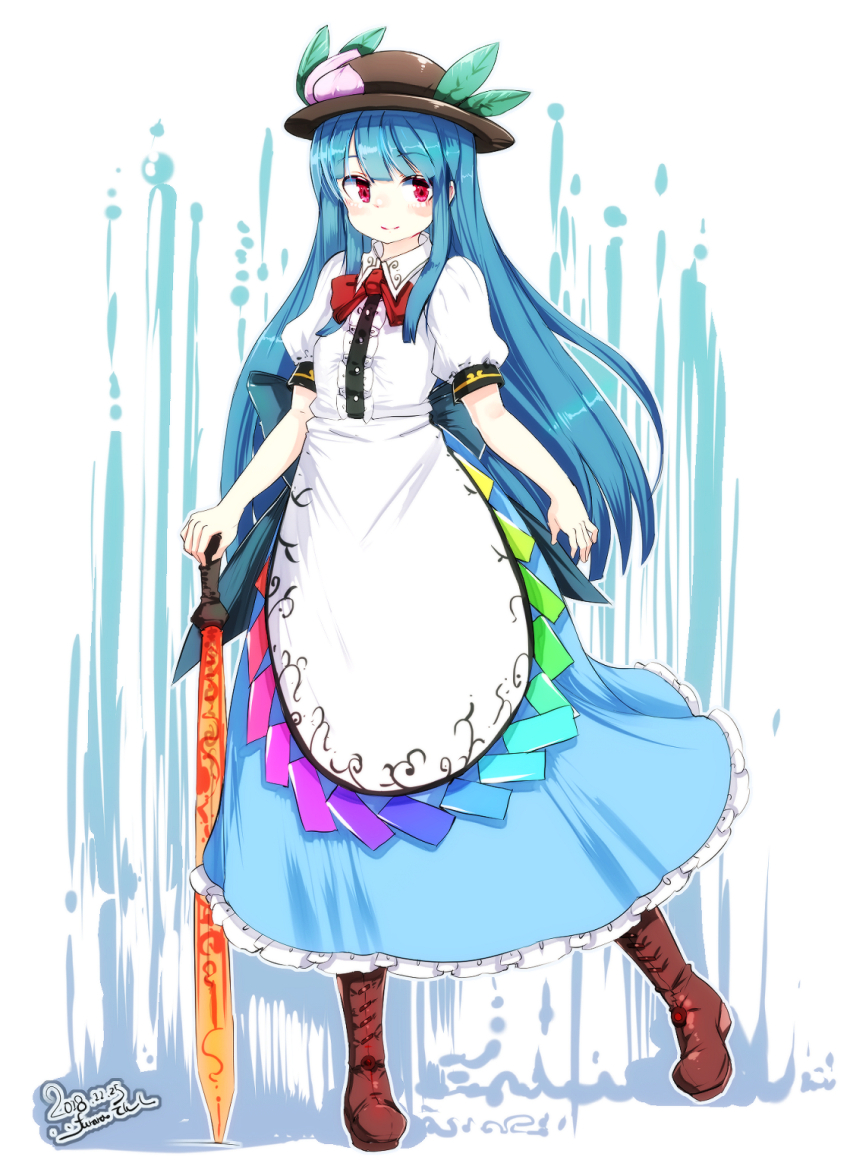 Hinanawi Tenshi (Touhou) Rule 34 Image
